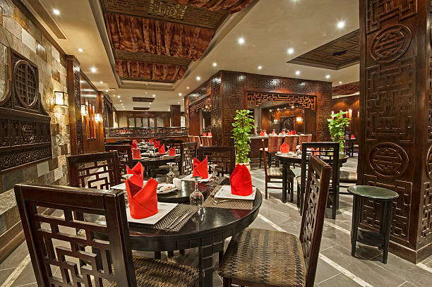 istock Interior of a luxury hotel restaurant 510400804