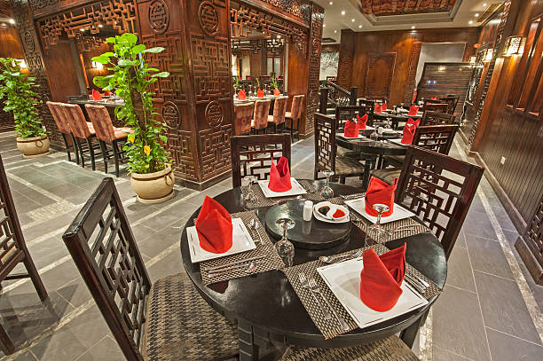 istock Interior of a luxury hotel restaurant 510402464