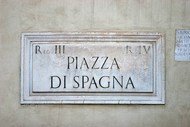 istock Marble Sign in Rome 510403708