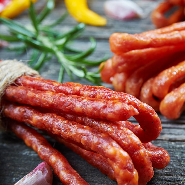 istock Snack stick sausage 510406628