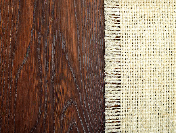 istock Texture of the white burlap. 510407336