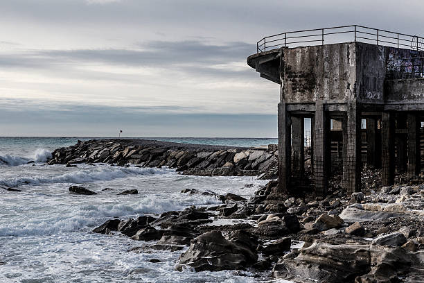 istock Old and ruined building on the cliff 510407528