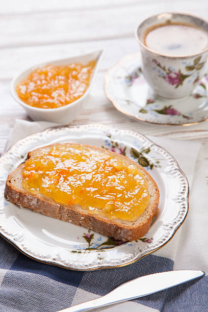 istock Slices of bread with jam 510408248