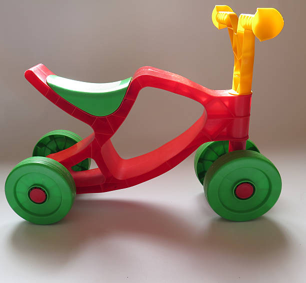 istock Funny tricycle on a white background 510410286