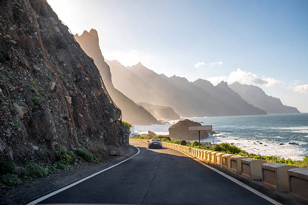 costa em tenerife tagana aldeia perto de ilha - tenerife imagens e fotografias de stock