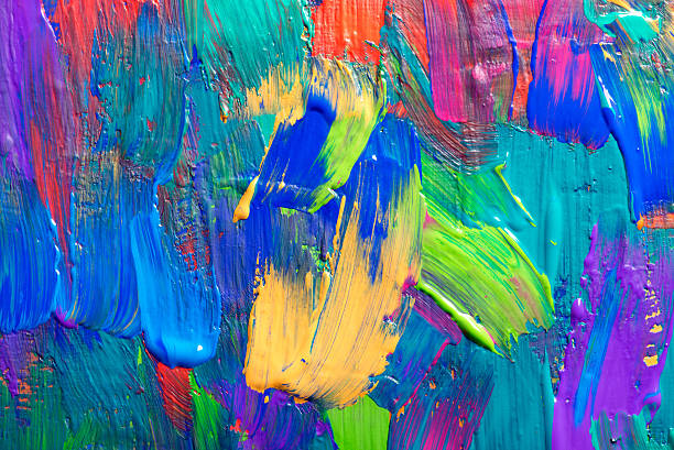 istock Abstract art background. Hand-painted background 510412861