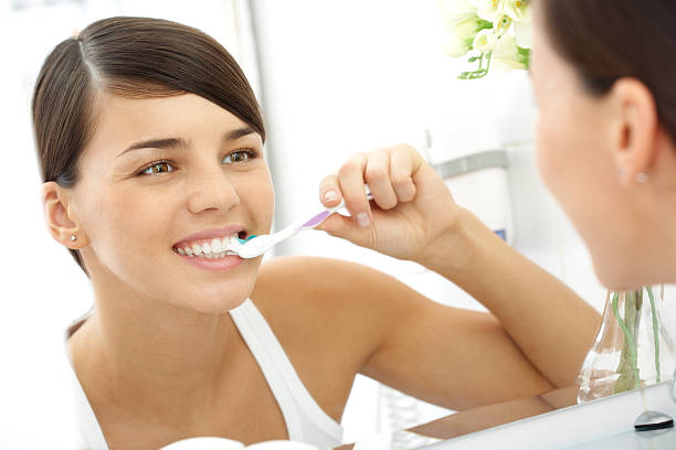 istock Taking care of teeth 510413425