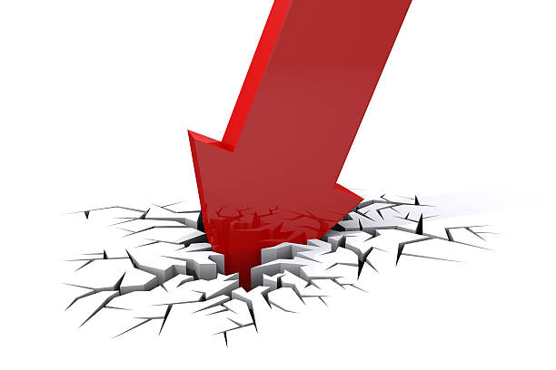 Economic Crisis. Bussiness fall.
