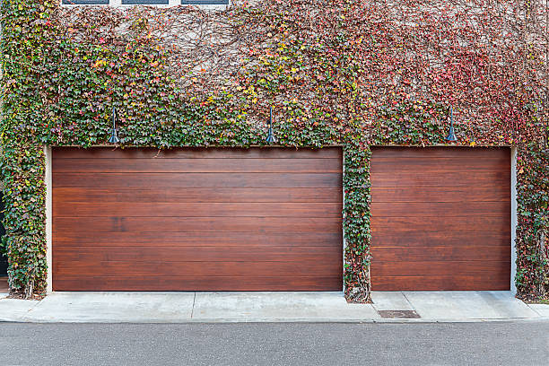 istock Ivy covered garage door 510414622