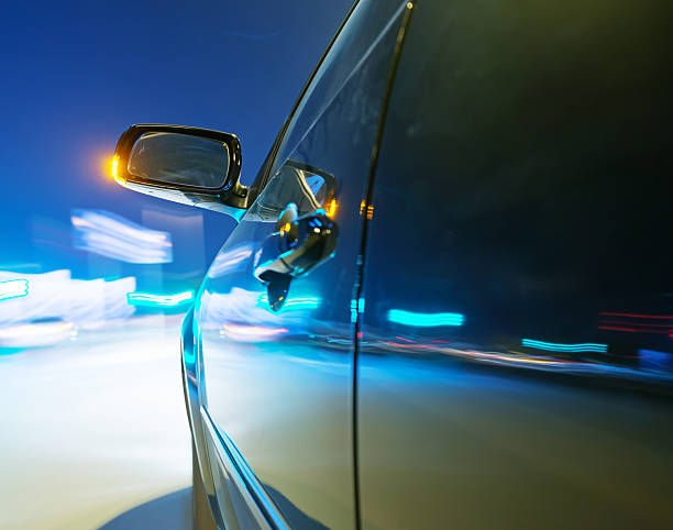 istock car on the road with motion blur background 510415087