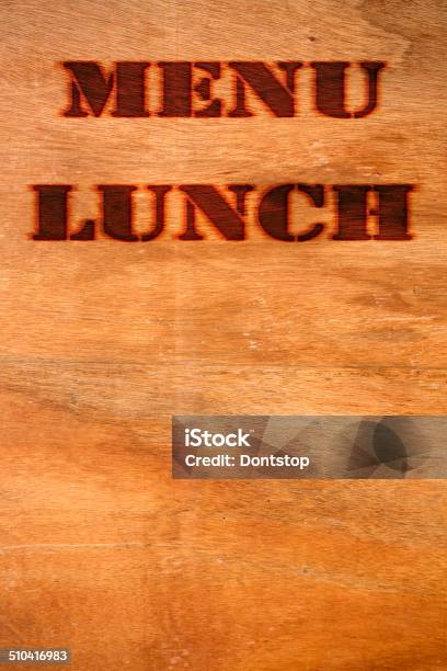 Menu Lunch Board Stock Photo - Download Image Now - Chalkboard - Visual Aid, Dining, Information Medium