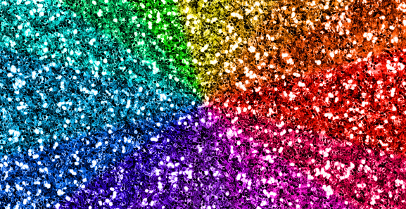 Rainbow glitter background.