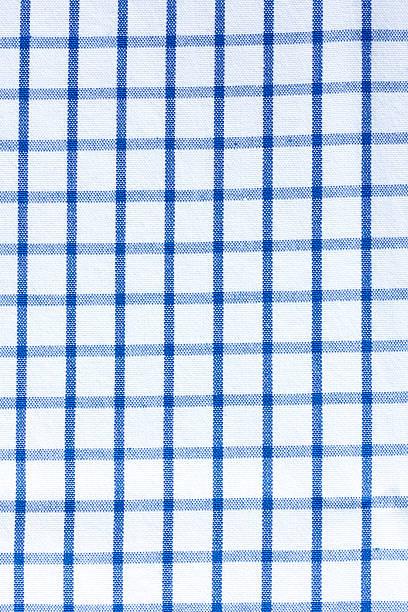 istock Plaid  table clothes - Blue Fabric Cotton 510417645