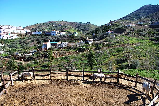 istock Small farm and village, Arenas, Spain. 510418207