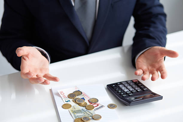 istock Man wonders where are his money 510419729
