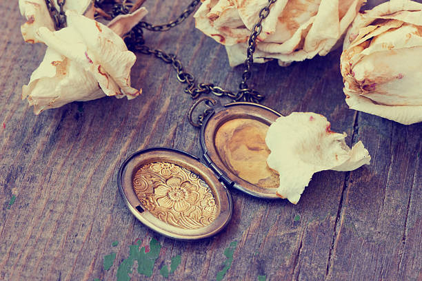 beautiful old vintage locket