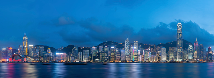 Hong Kong Skyline at dusk