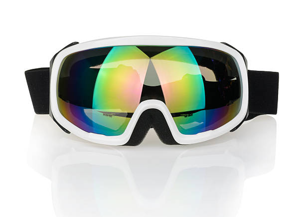 Ski glasses isolated on a white Ski glasses isolated on a white ski goggles stock pictures, royalty-free photos & images
