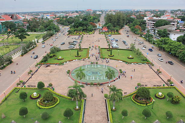istock View from Patuxai in Vientiane - Laos 510439529