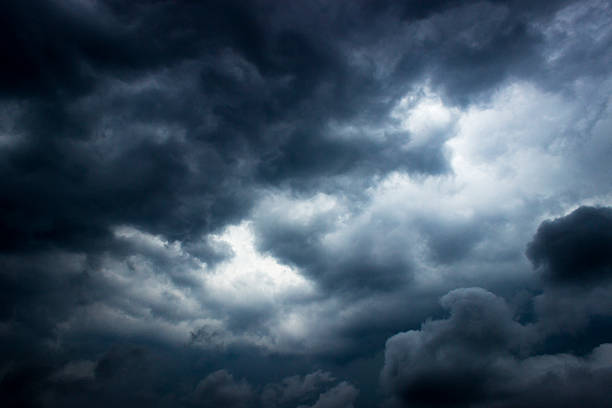 istock Dangerous and beautiful dark clouds 510439723