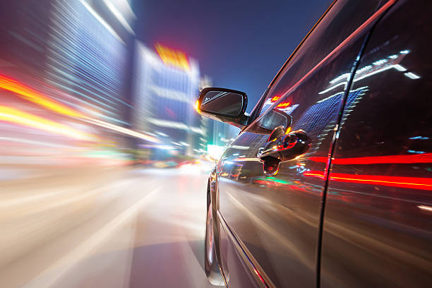 istock car on the road with motion blur background 510440025