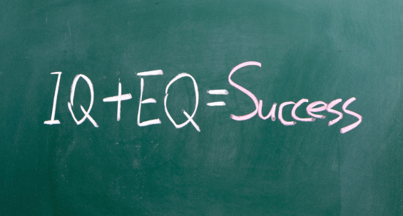 formula for success iq eq success concept