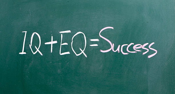 formula for success iq eq success concept stock photo