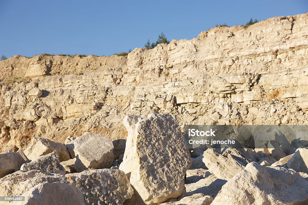 development of rock limestone in the development of rock Activity Stock Photo