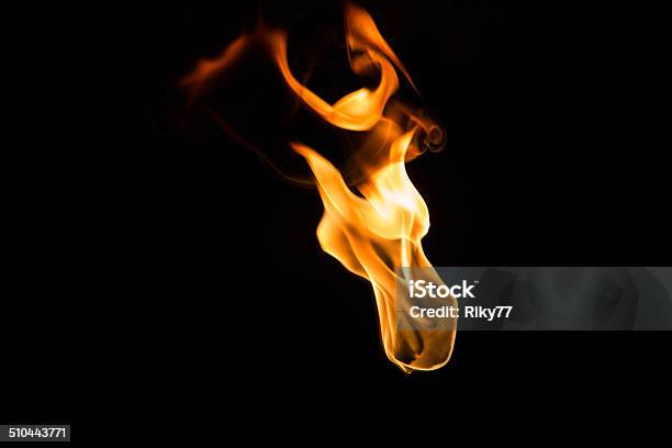 Fire Torch Stock Photo - Download Image Now - Beauty In Nature, Black Color, Bright