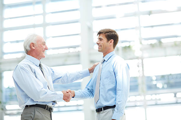 istock I'm glad you've joined our company 510460733