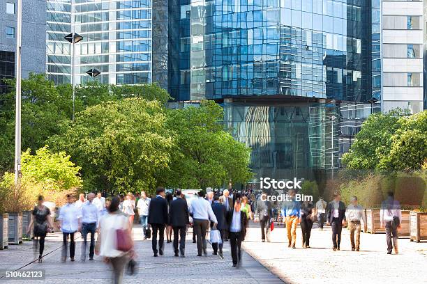 Business People Walking To Work Stock Photo - Download Image Now - Architecture, Building - Activity, Building Exterior