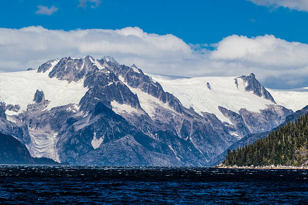 istock Mountains draped with glaciers in Prince William Sound 510463502