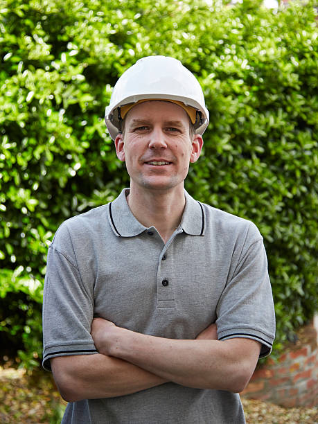 istock Portrait of tradesman 510464201