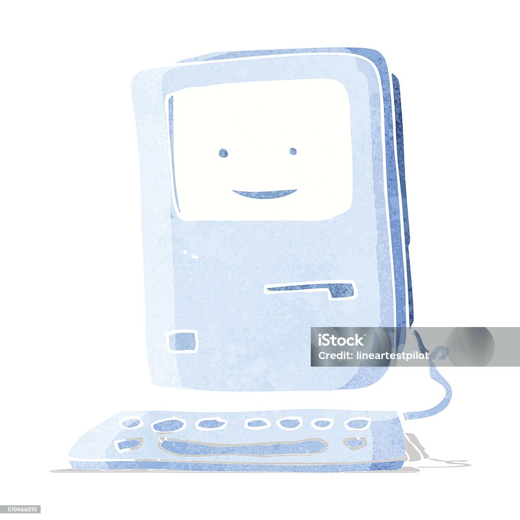 Comic Alter Computer Stock Vektor Art und mehr Bilder von ClipArt ...
