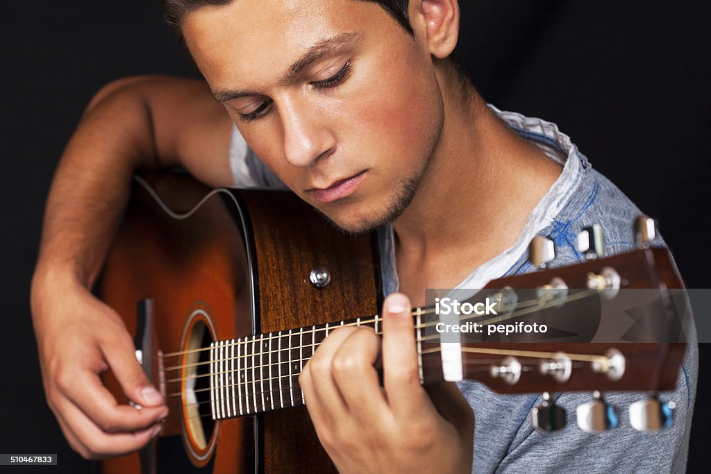 Junge Musiker - Lizenzfrei Akkord Stock-Foto