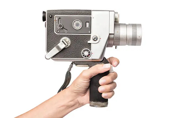 Photo of old movie camera 8mm