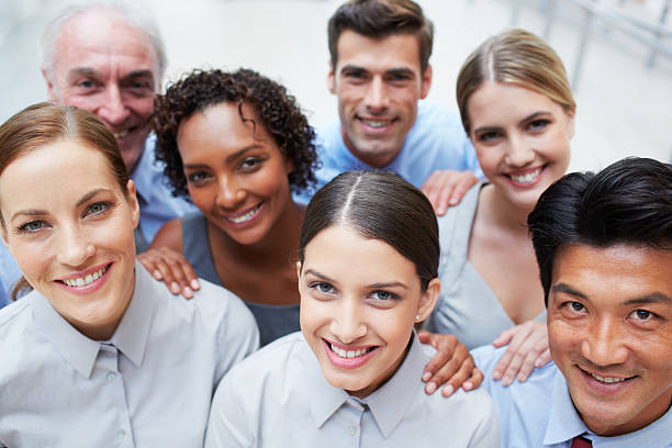 istock Happy employees equals great productivity 510468141