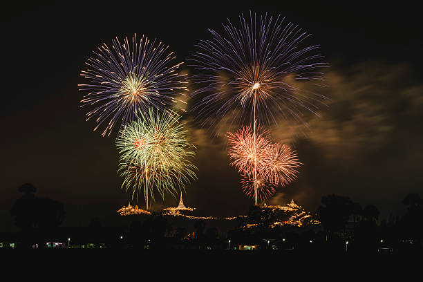 istock Fireworks display over the Phara Nakhon Khiri. 510468556
