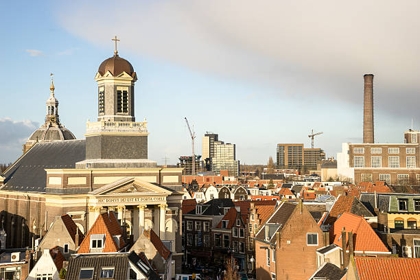 istock View to Leiden city 510469498