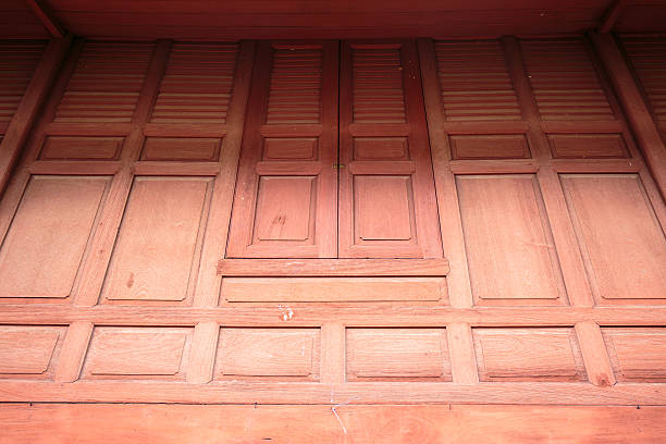 istock Vintage wooden wall and window. 510472922