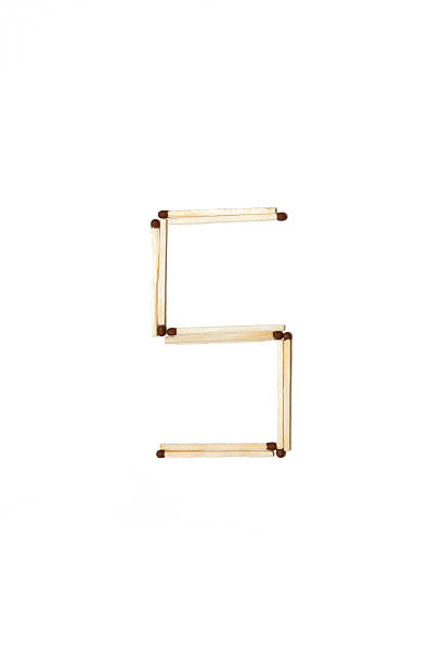 istock letter S made of safety match 510480588