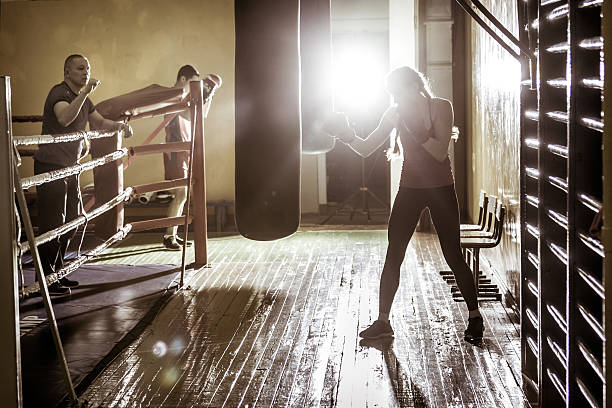 istock Boxing Workout In Gym 510484100