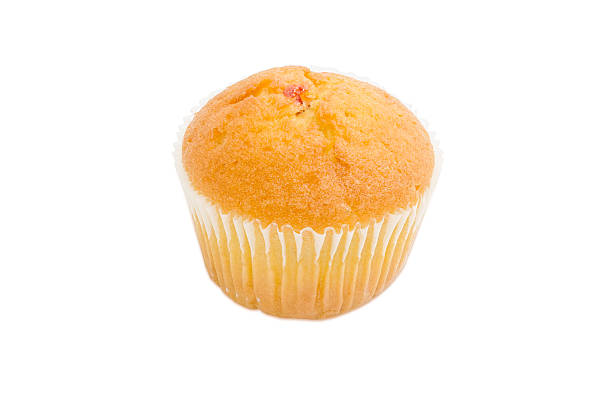 istock One sweet muffin on a light background 510485828