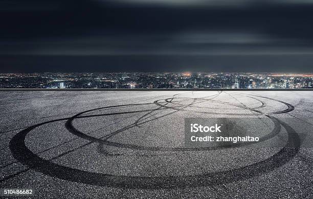 Shanghai City Network Stock Photo - Download Image Now - Tire Track, Road, Asphalt