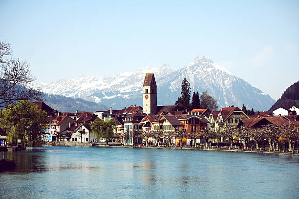 istock Interlaken town view 510487188