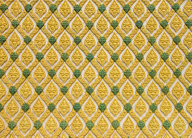 istock Texture from wall in Thai temple. 510488844