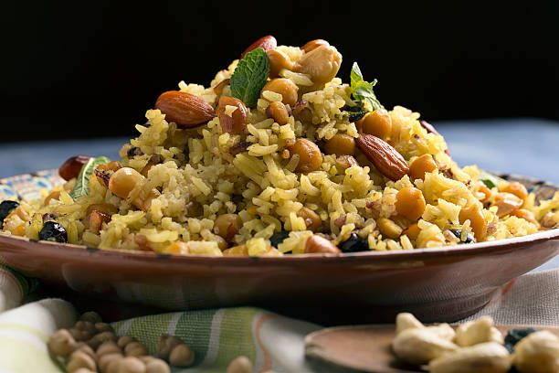 istock Traditional dish of rice (pilaf) cooked with spices 510489718
