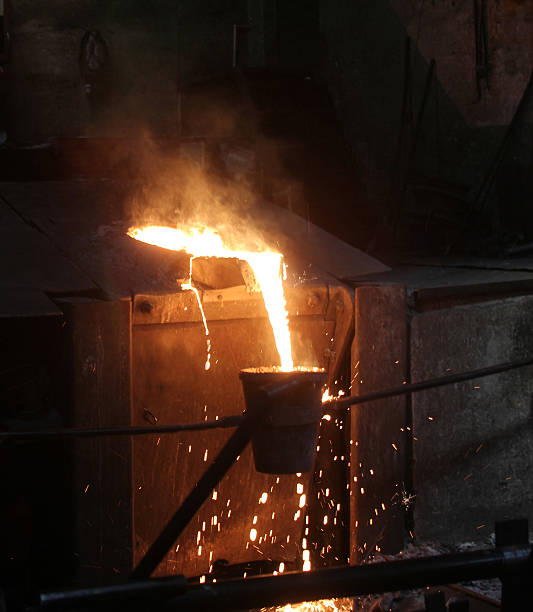 istock Liquid Molten Steel Industry 510490024