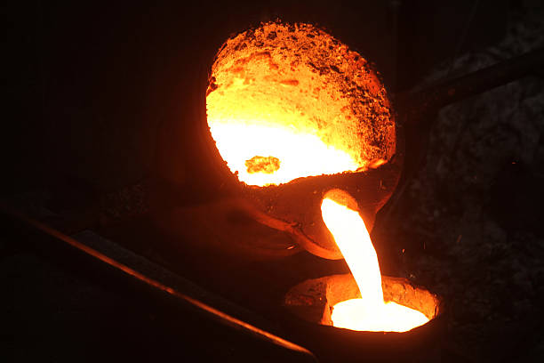 istock Liquid Molten Steel Industry 510490040