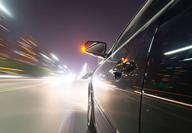 istock car on the road with motion blur background 510491875